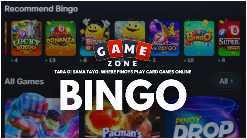 Bingo, online Bingo, Tara G! Sama Tayo. Where Pinoys Play Card Games Online