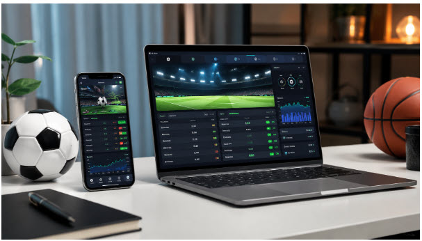 Online sports betting dashboard